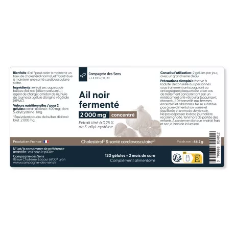 Ail noir concentré - 0,25 % de SAC