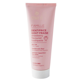 Dentifrice goût fraise 