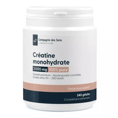 Créatine monohydrate - Gélules végétales