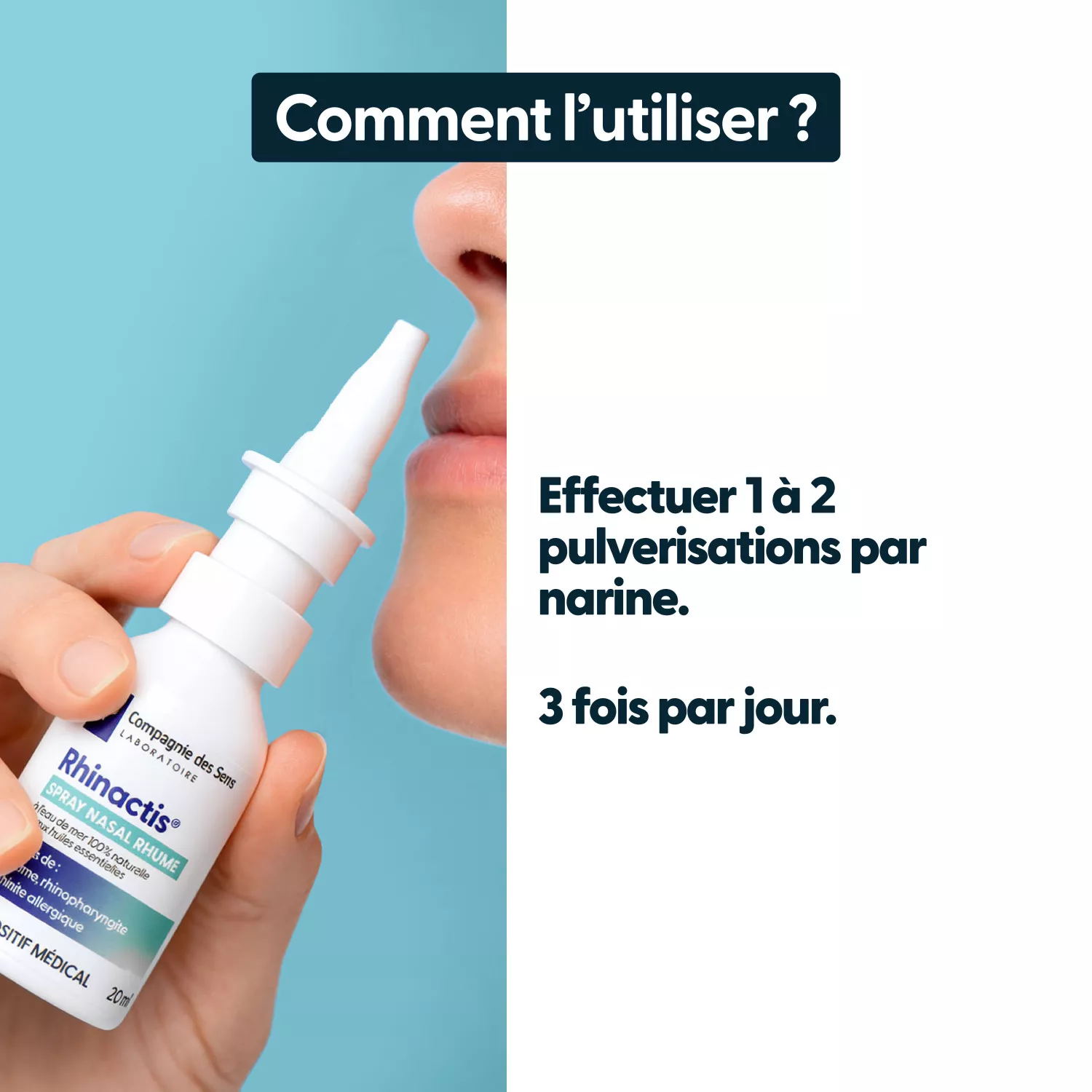 Rhinactis® Spray Nasal Rhume - Dispositif médical