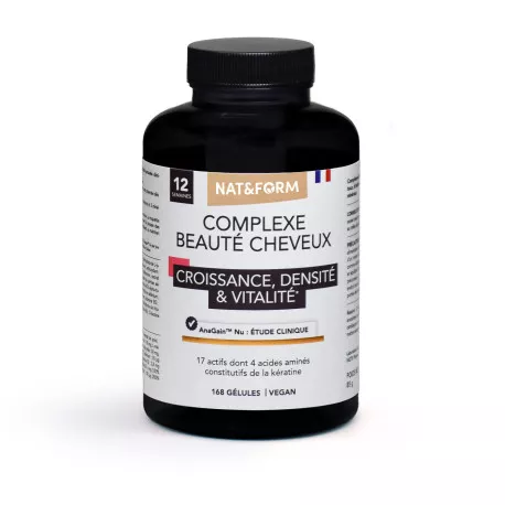 Complexe Beauté Cheveux - 168 gélules - Nat&Form