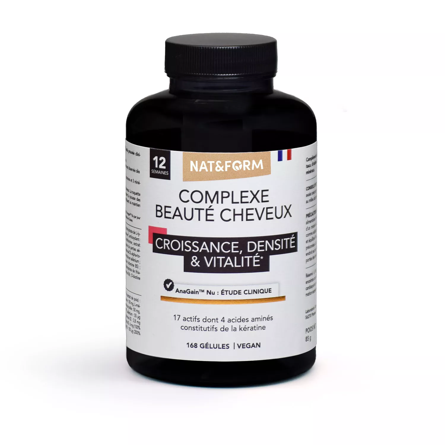 Complexe Beauté Cheveux - 168 gélules - Nat&Form