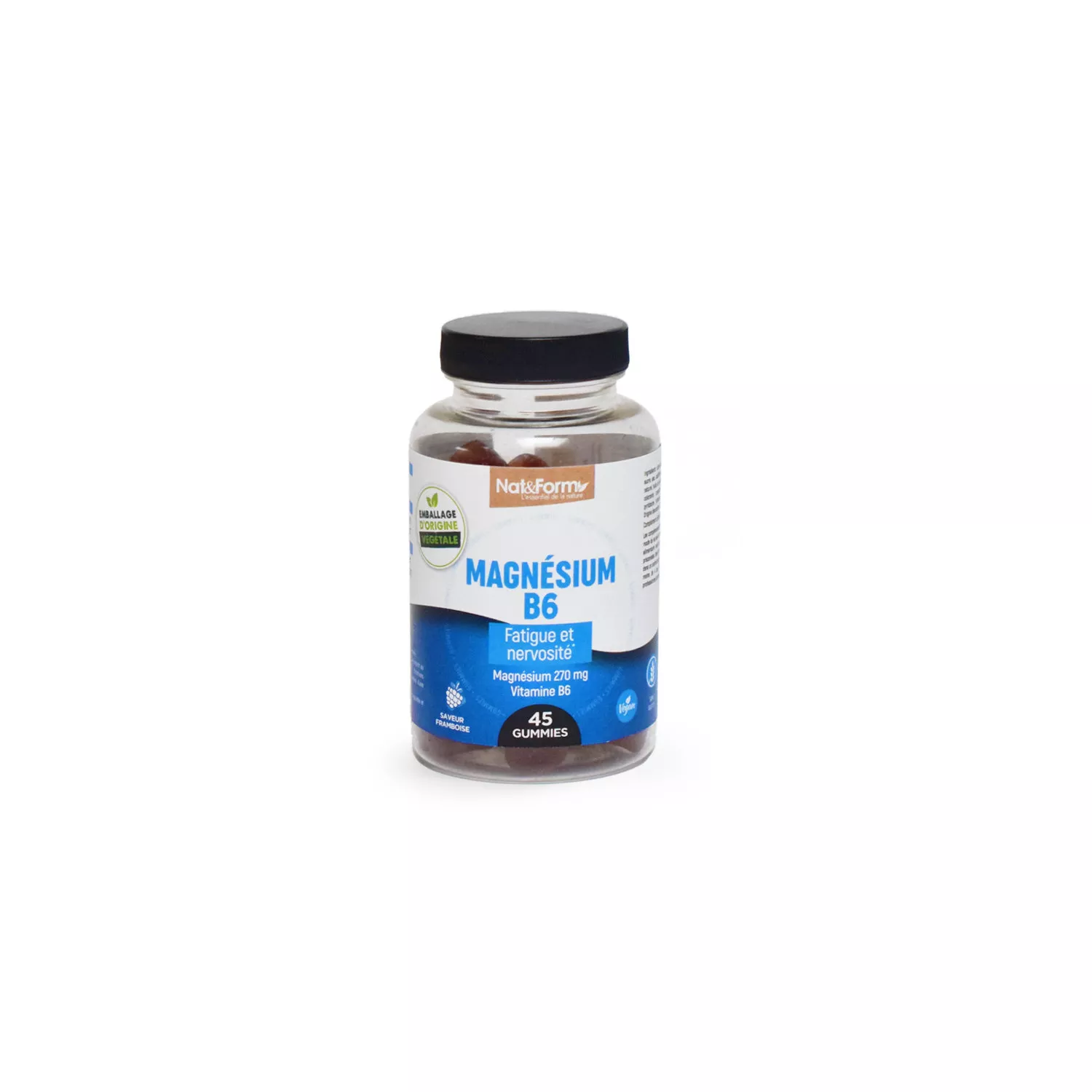 Magnésium & Vitamine B6 - 60 gummies - Nat&Form