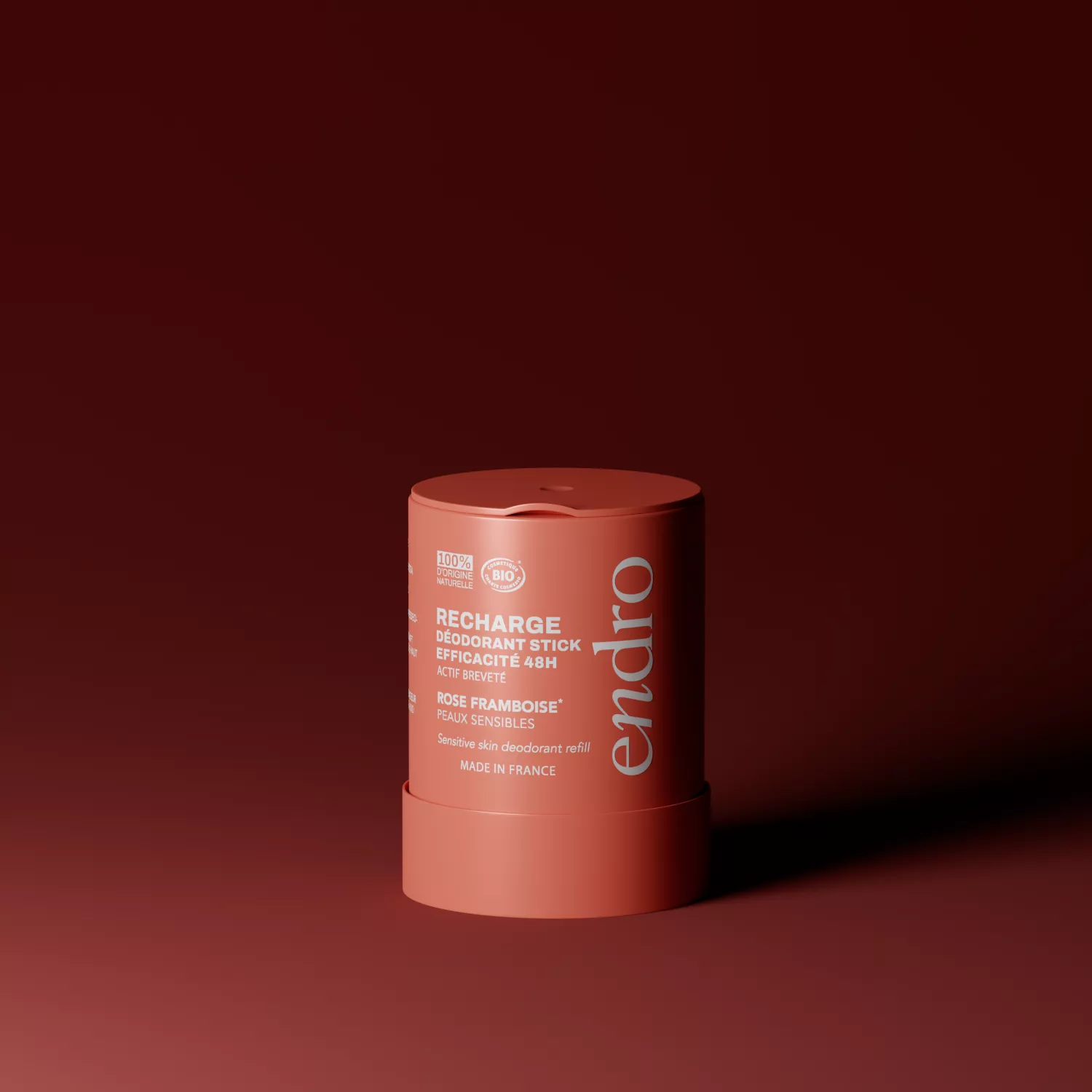 Déodorant Stick 48H Parfum Rose Framboise - Endro