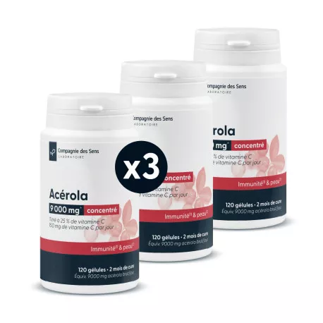 Acérola concentré - Titré à 25 % de vitamine C