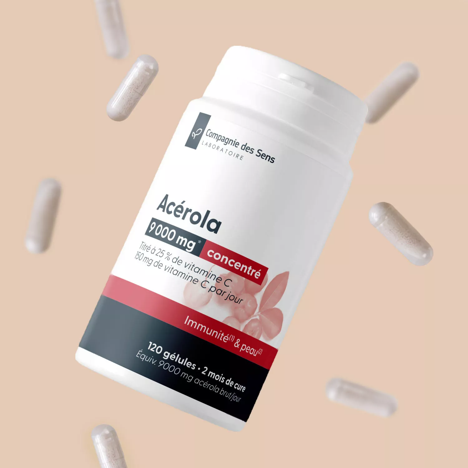 Acérola concentré - Titré à 25 % de vitamine C