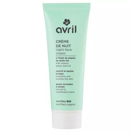 Crème de Nuit Peaux Normales & Mixtes BIO - Avril
