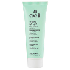 Crème de nuit peaux normales & mixtes bio 