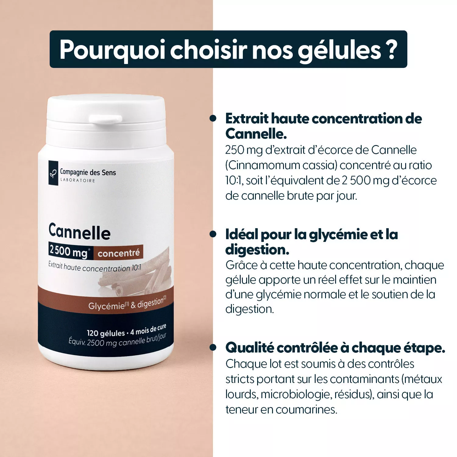 Cannelle concentrée - Ratio 10:1