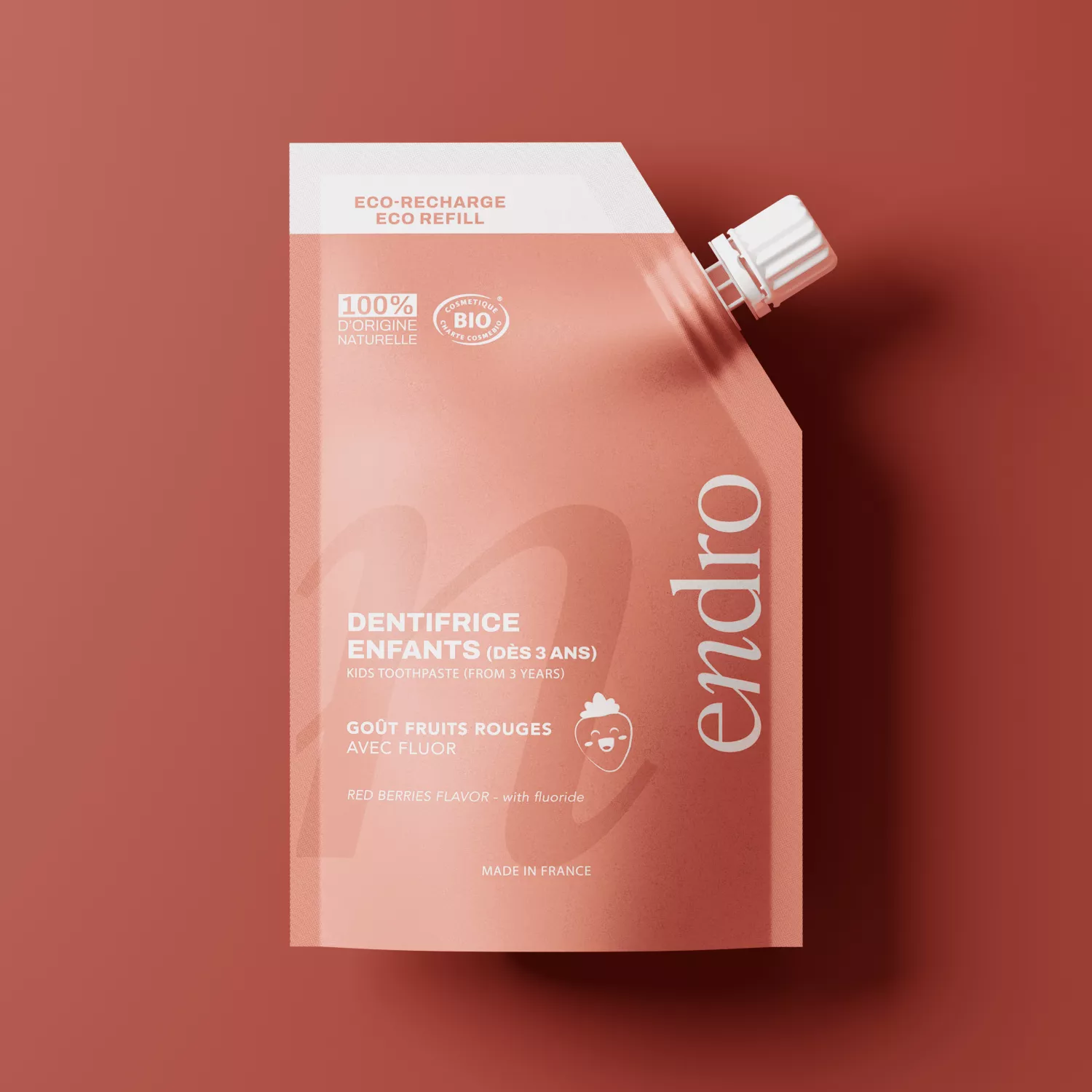 Dentifrice au Fluor Fruits Rouges - Endro