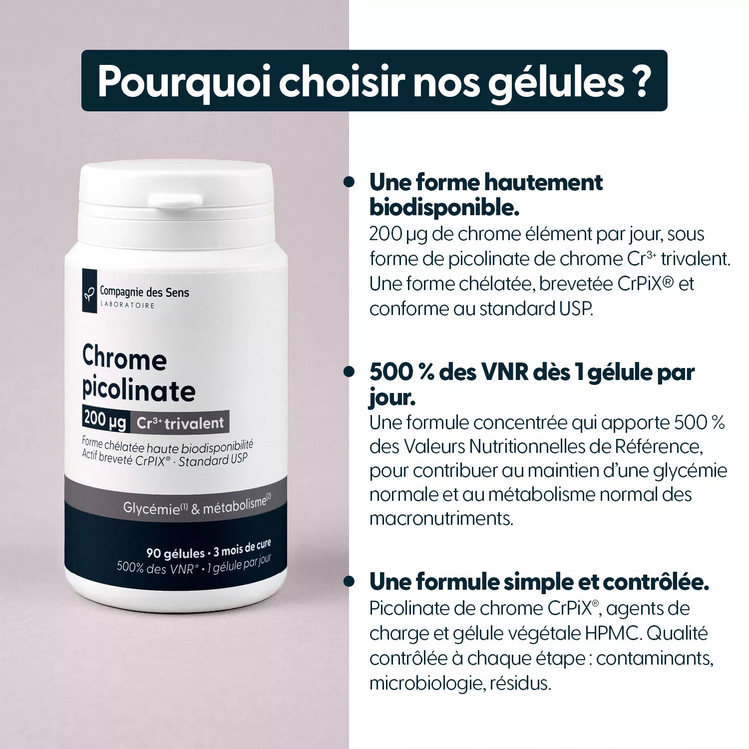 Chrome picolinate - 200 µg