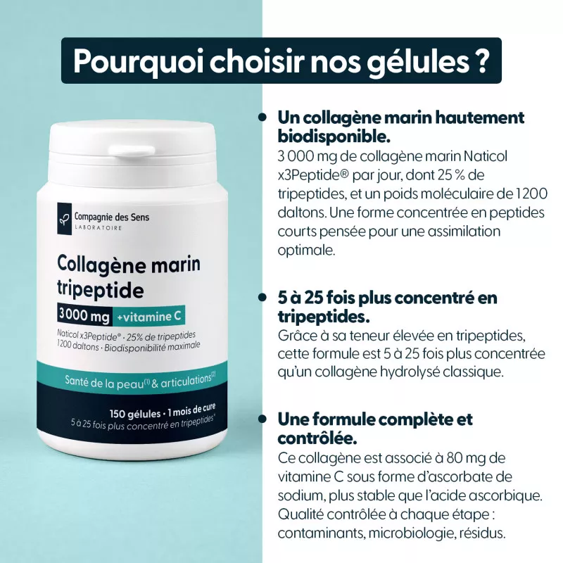 Collagène marin Naticol - Gélules végétales