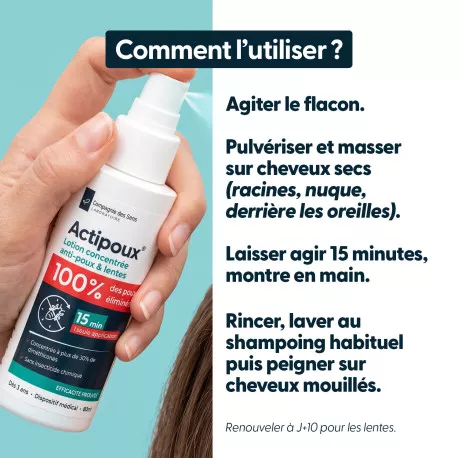ActiPoux - Spray Anti Poux & Lentes