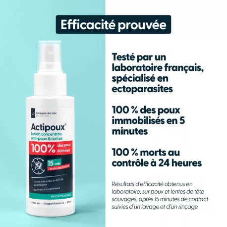 ActiPoux - Spray Anti Poux & Lentes