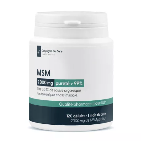 MSM (Diméthylsulfone) - 2g par jour