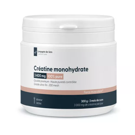 Créatine monohydrate en poudre - Pure à 100%