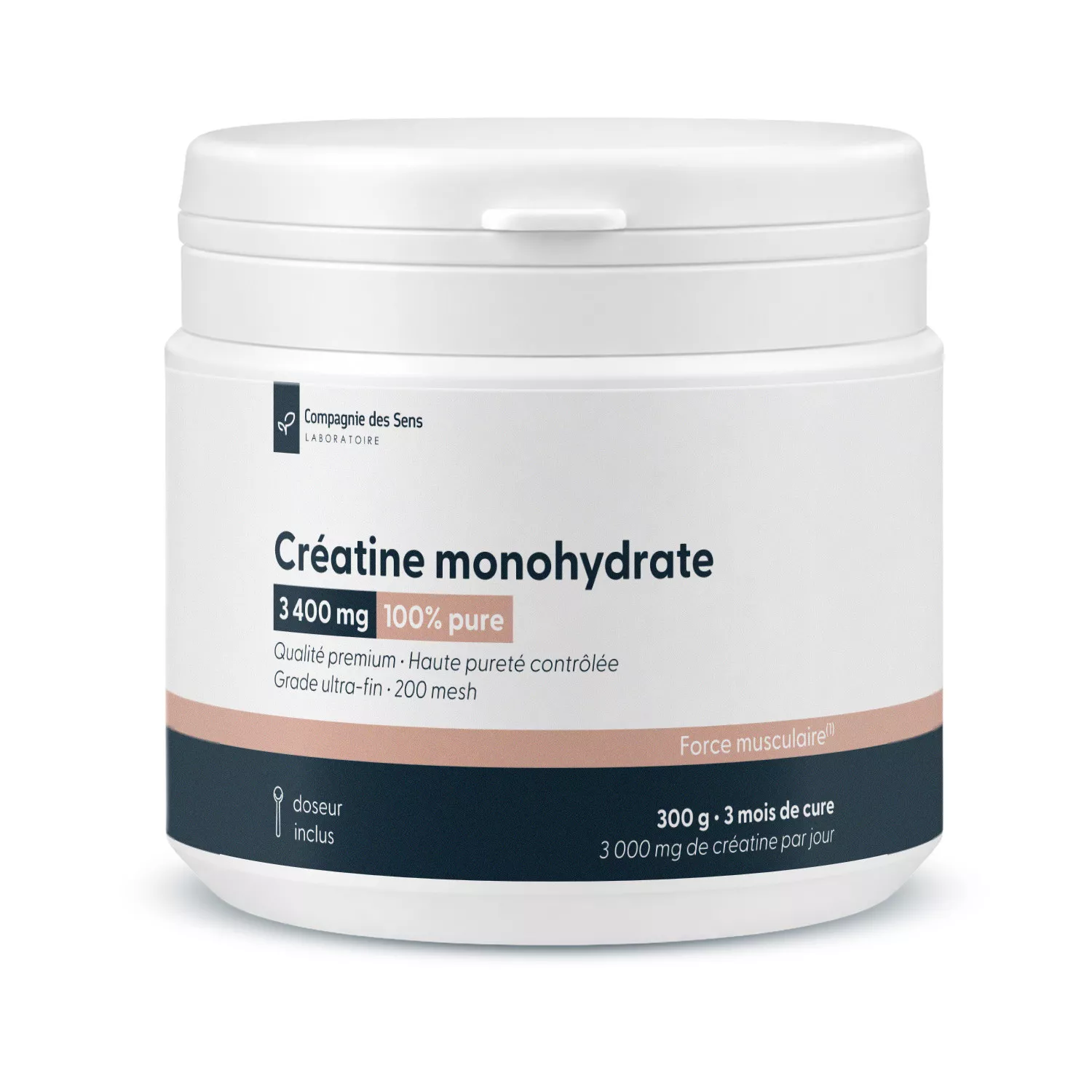 Créatine monohydrate en poudre - Pure à 100%