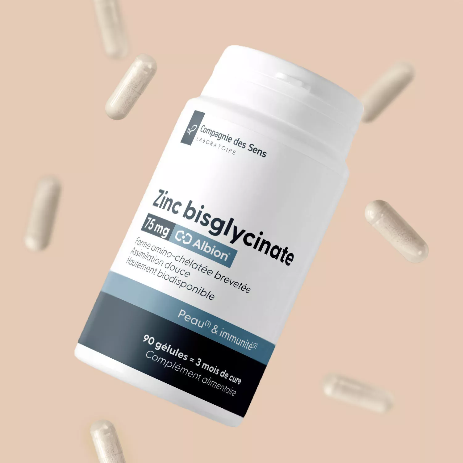 Bisglycinate de Zinc SF Albion - Gélules végétales