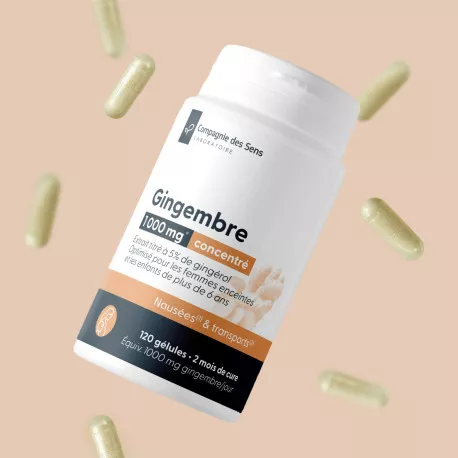 Gingembre concentré Grossesse & Enfants - Titré à 5 % de gingérols