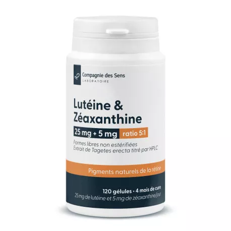 Complexe Lutéine & Zéaxanthine concentrées - Ratio 5:1 issue de Tagetes erecta