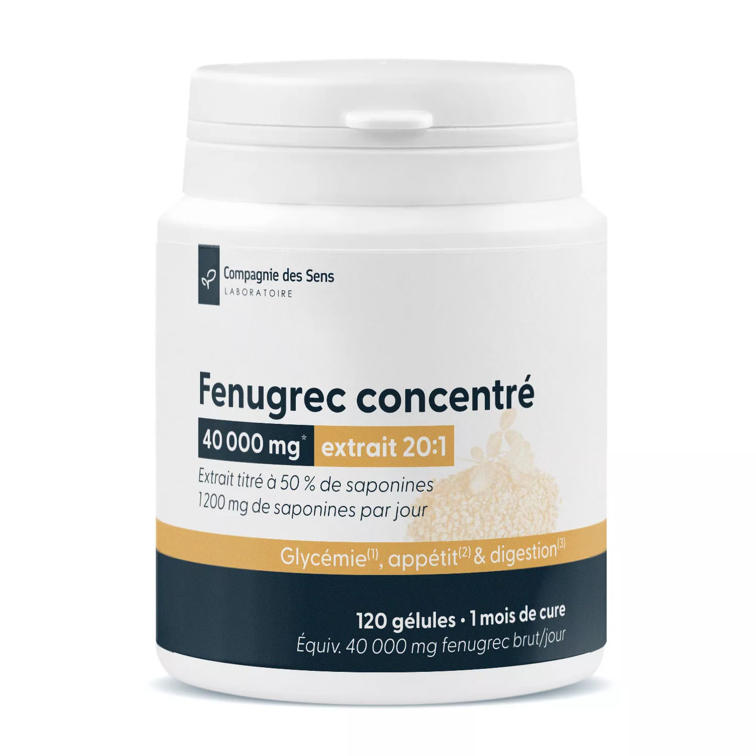 Fenugrec concentré - Titré à 50 % de saponines