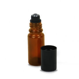 Flacon roll-on en verre ambré 10 ml 