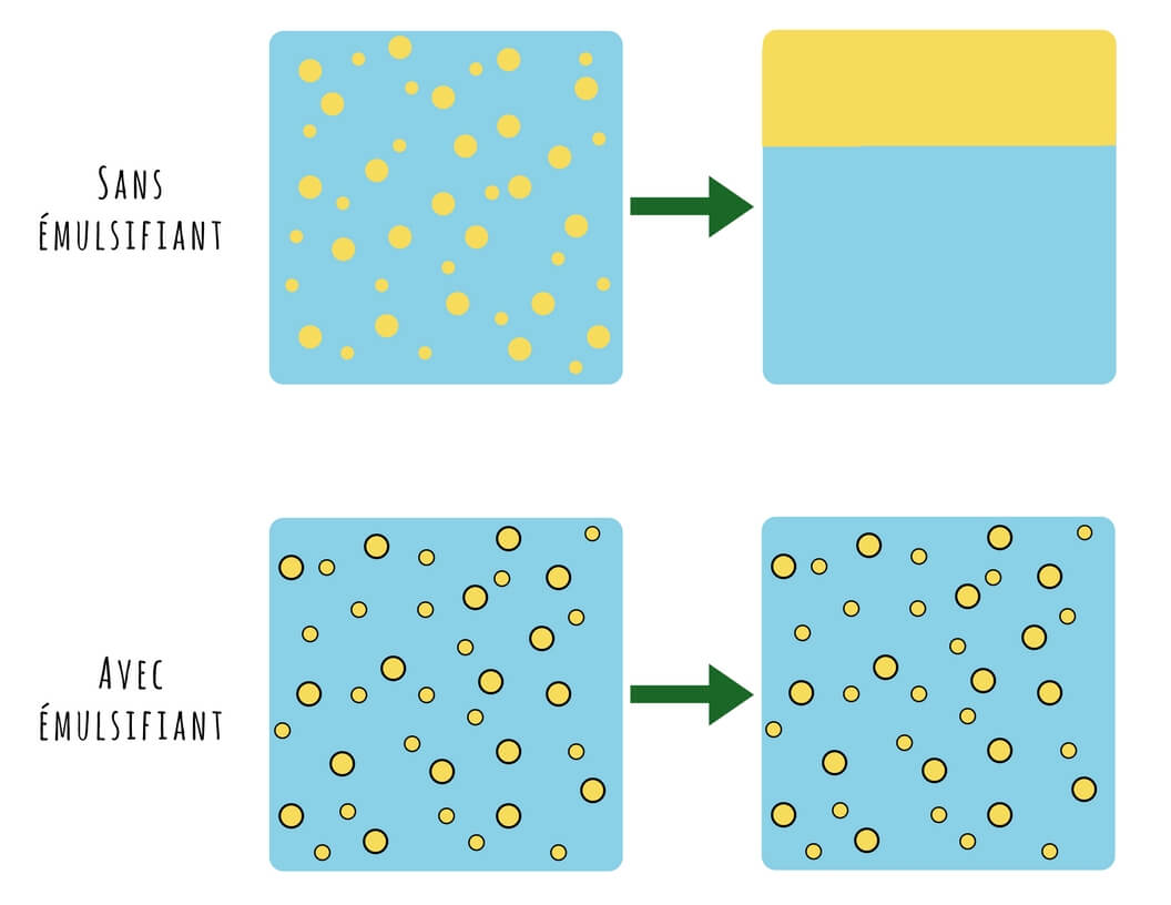 rôle émulsifiant